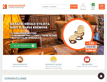 Tablet Screenshot of kokiskashop.cz